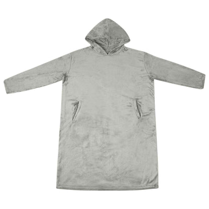 Blanket Hoodie Grey L Flannel