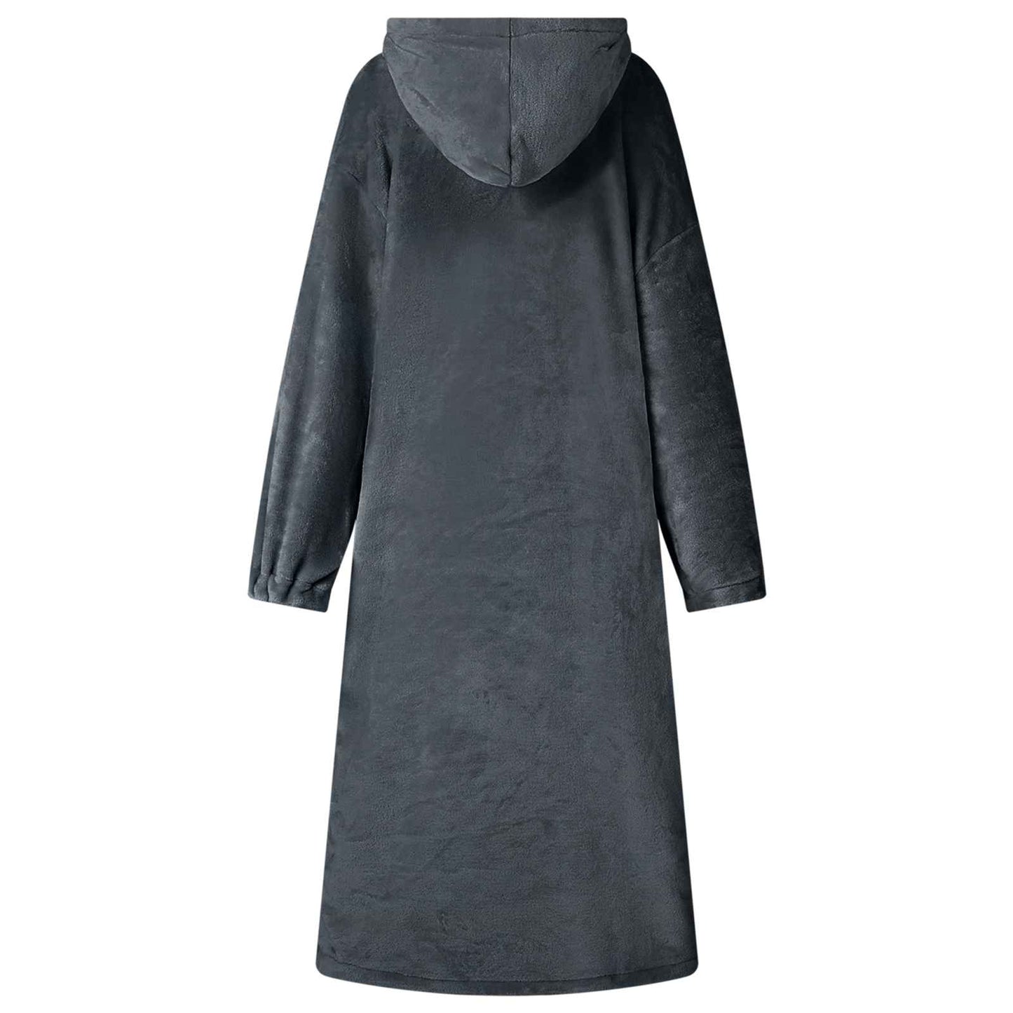 Blanket Hoodie Navy Blue L Flannel