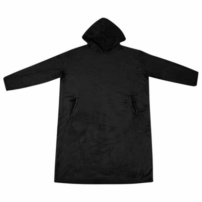 Blanket Hoodie Black S Flannel