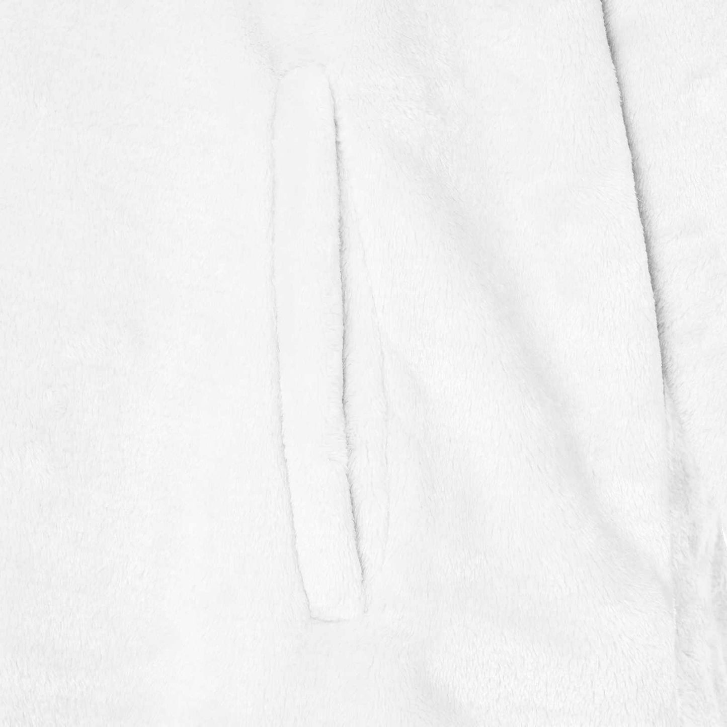 Blanket Hoodie White S Flannel
