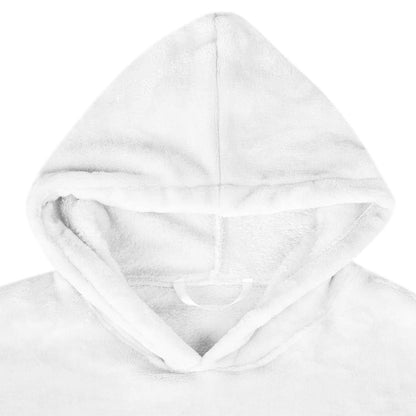 Blanket Hoodie White L Flannel