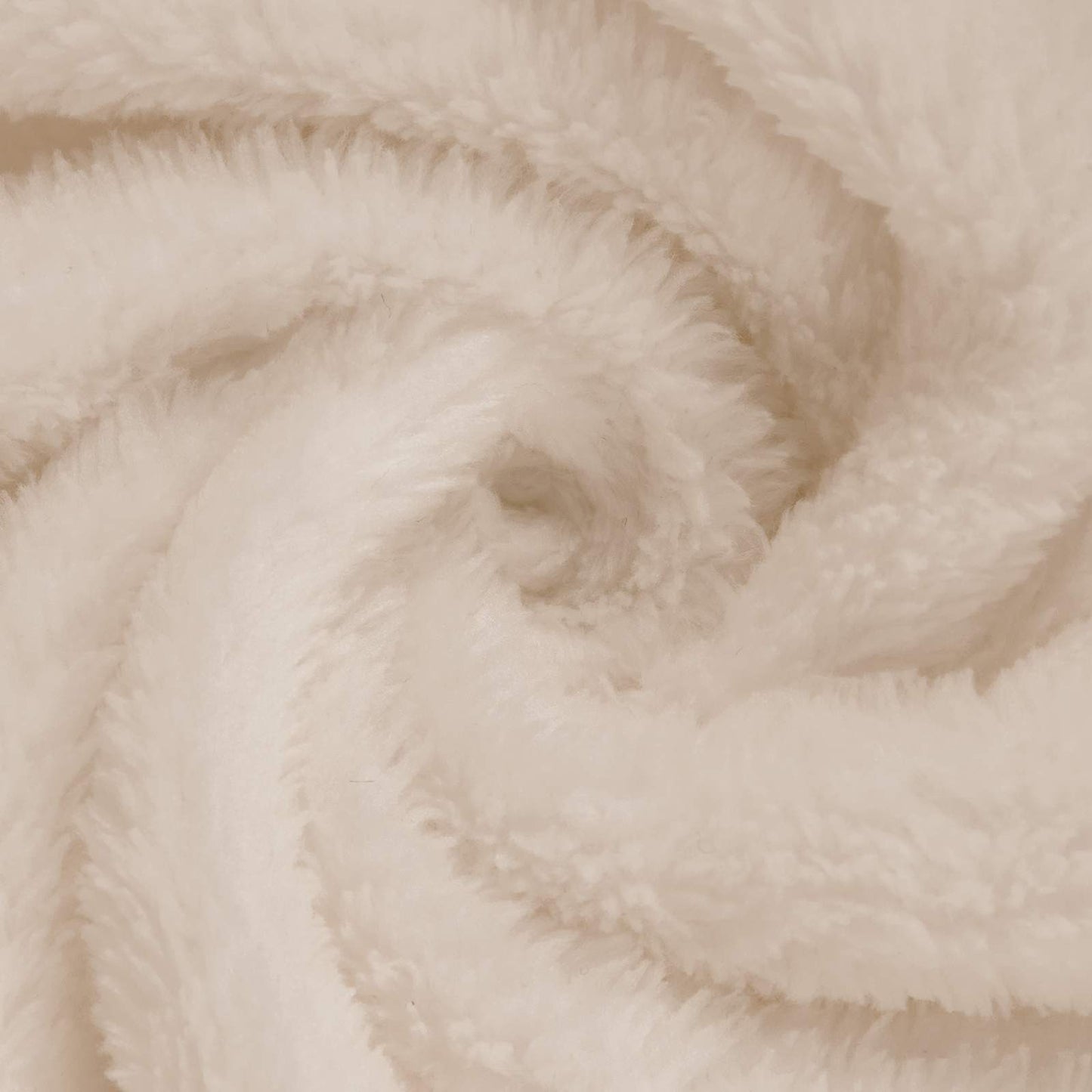 Blanket Hoodie Beige F Flannel
