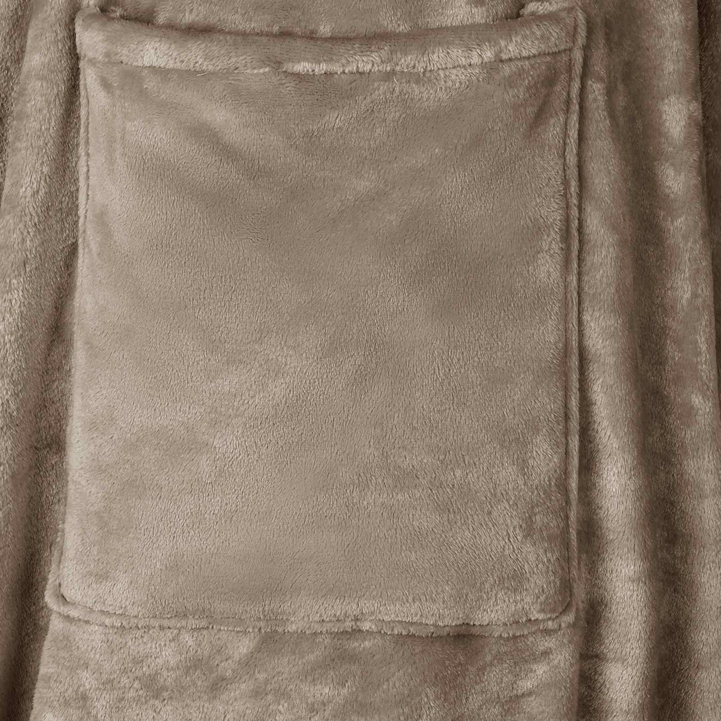 Blanket Hoodie Camel F Flannel