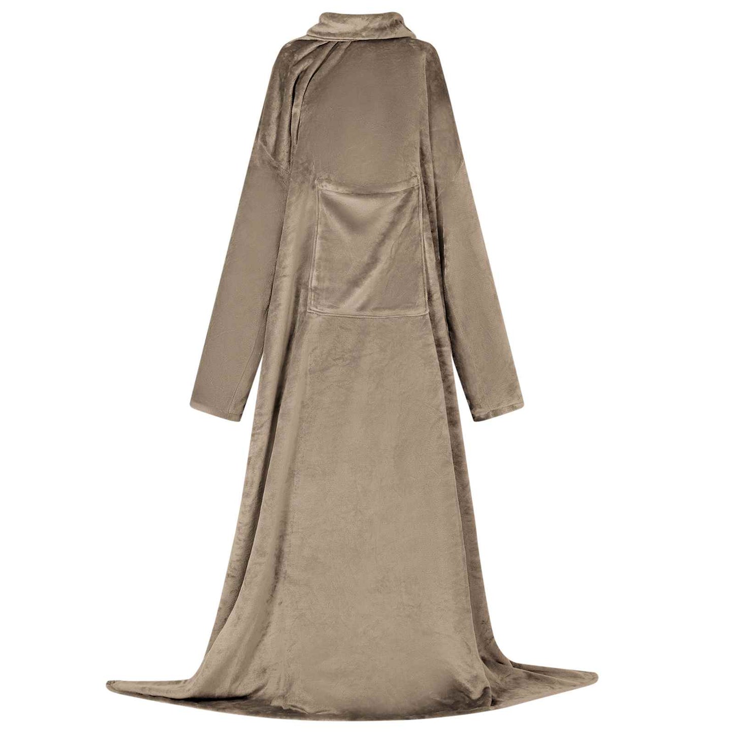 Blanket Hoodie Camel F Flannel