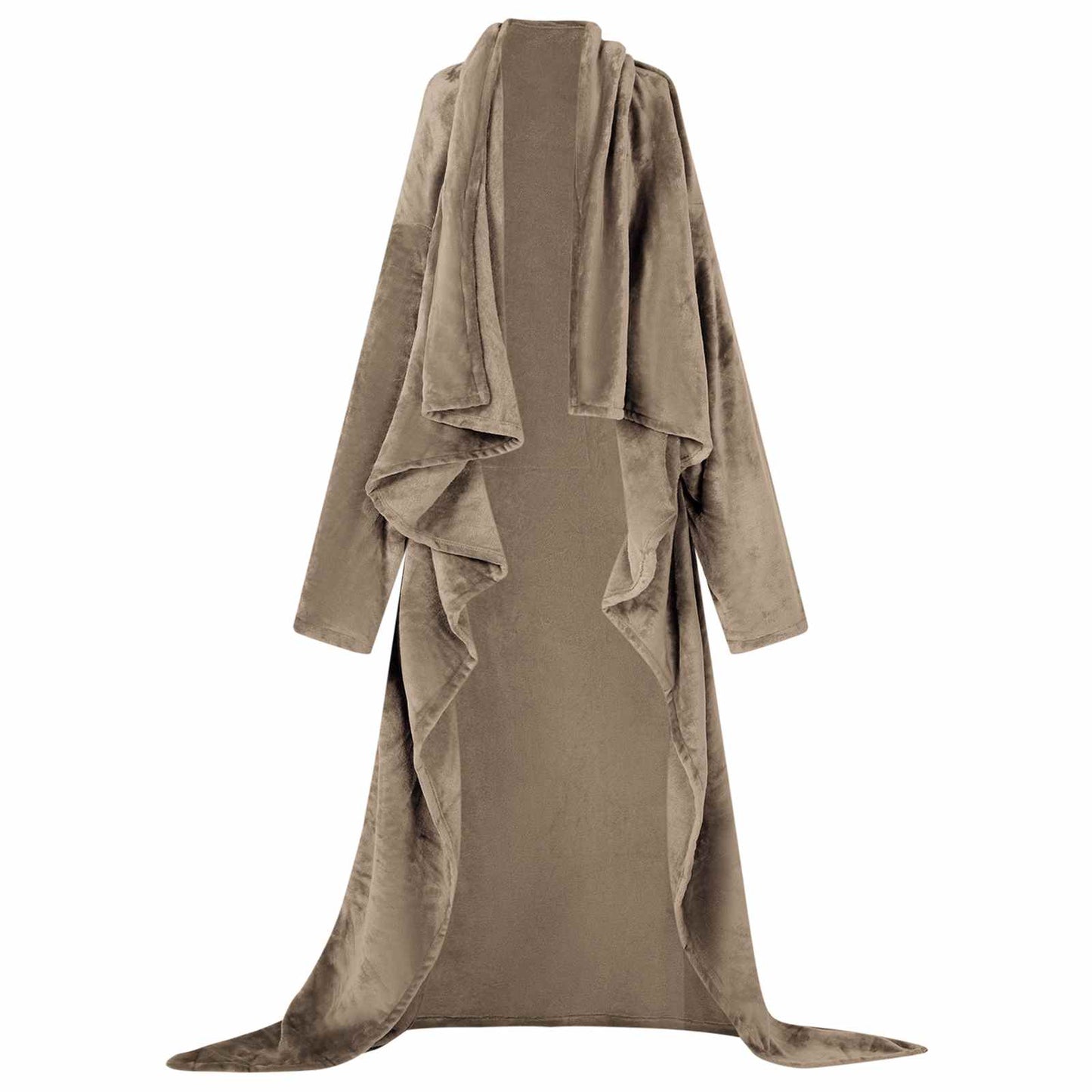 Blanket Hoodie Camel F Flannel