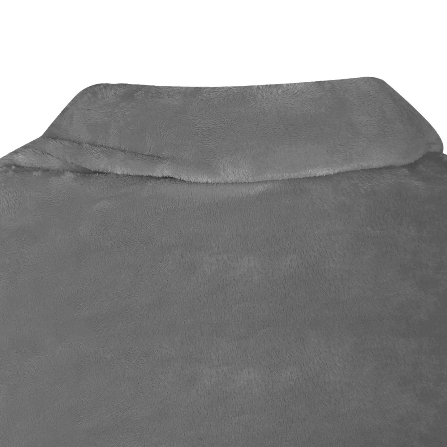 Blanket Hoodie Dark Grey F Flannel
