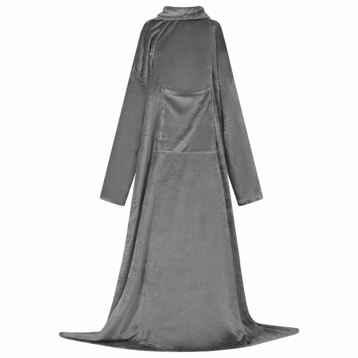 Blanket Hoodie Dark Grey F Flannel
