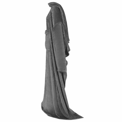 Blanket Hoodie Dark Grey F Flannel