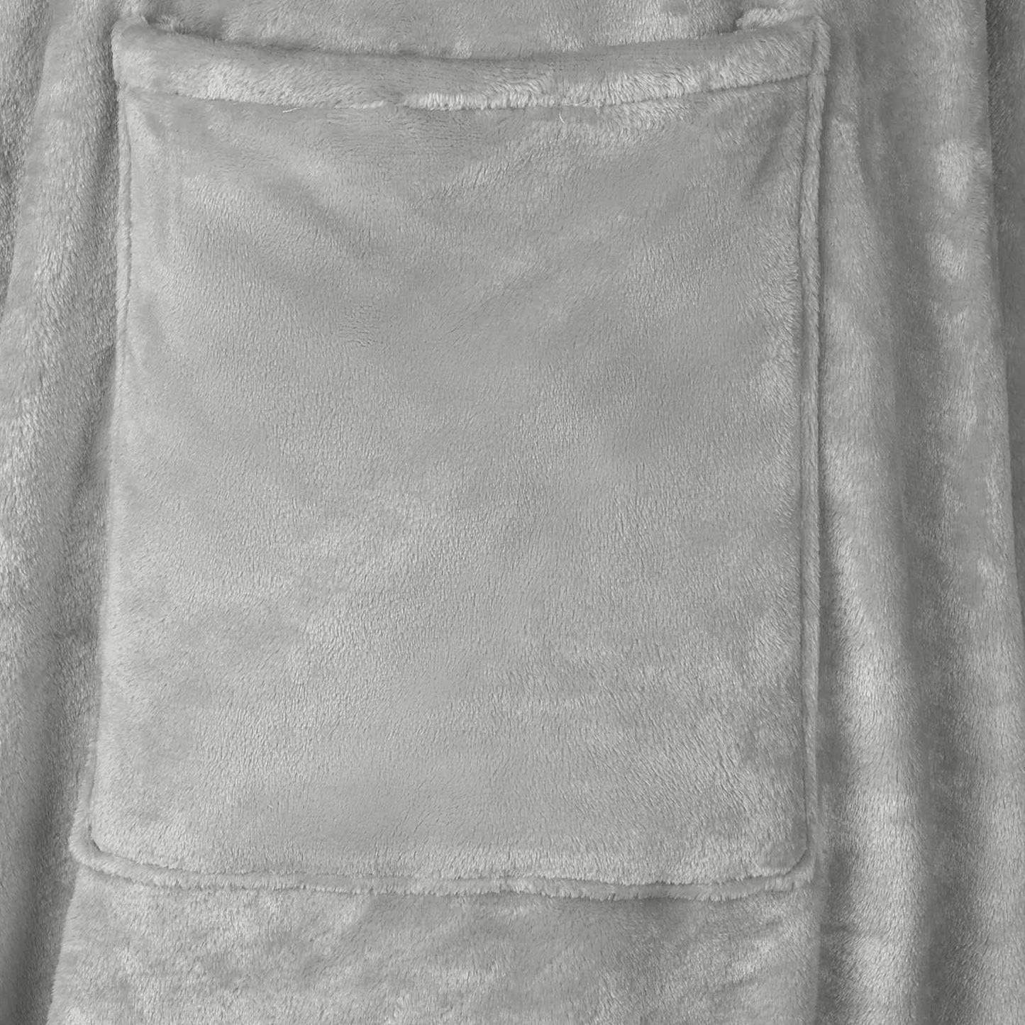 Blanket Hoodie Grey F Flannel