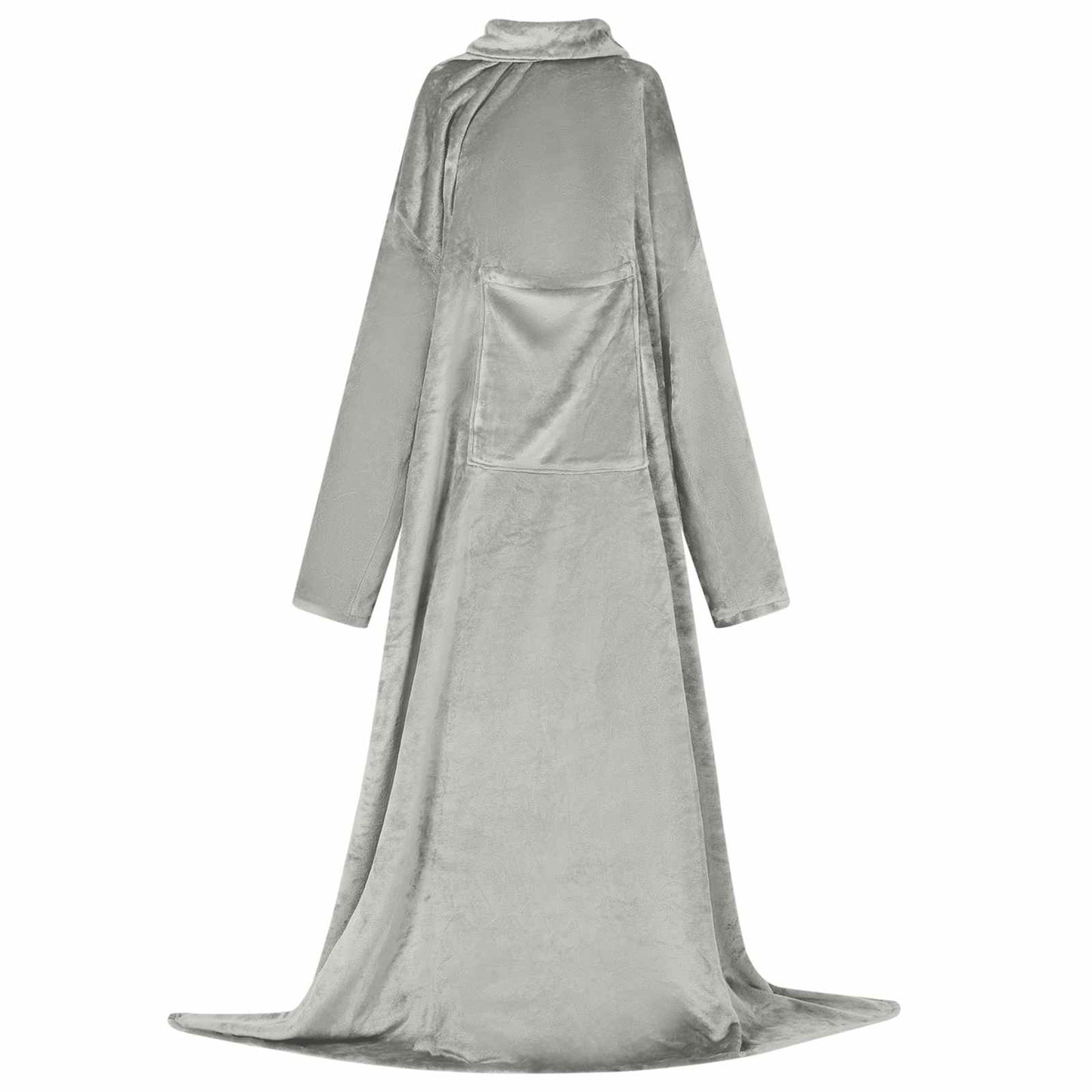 Blanket Hoodie Grey F Flannel