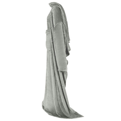 Blanket Hoodie Grey F Flannel