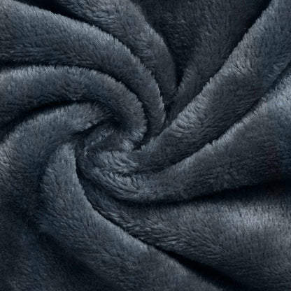 Blanket Hoodie Navy Blue F Flannel