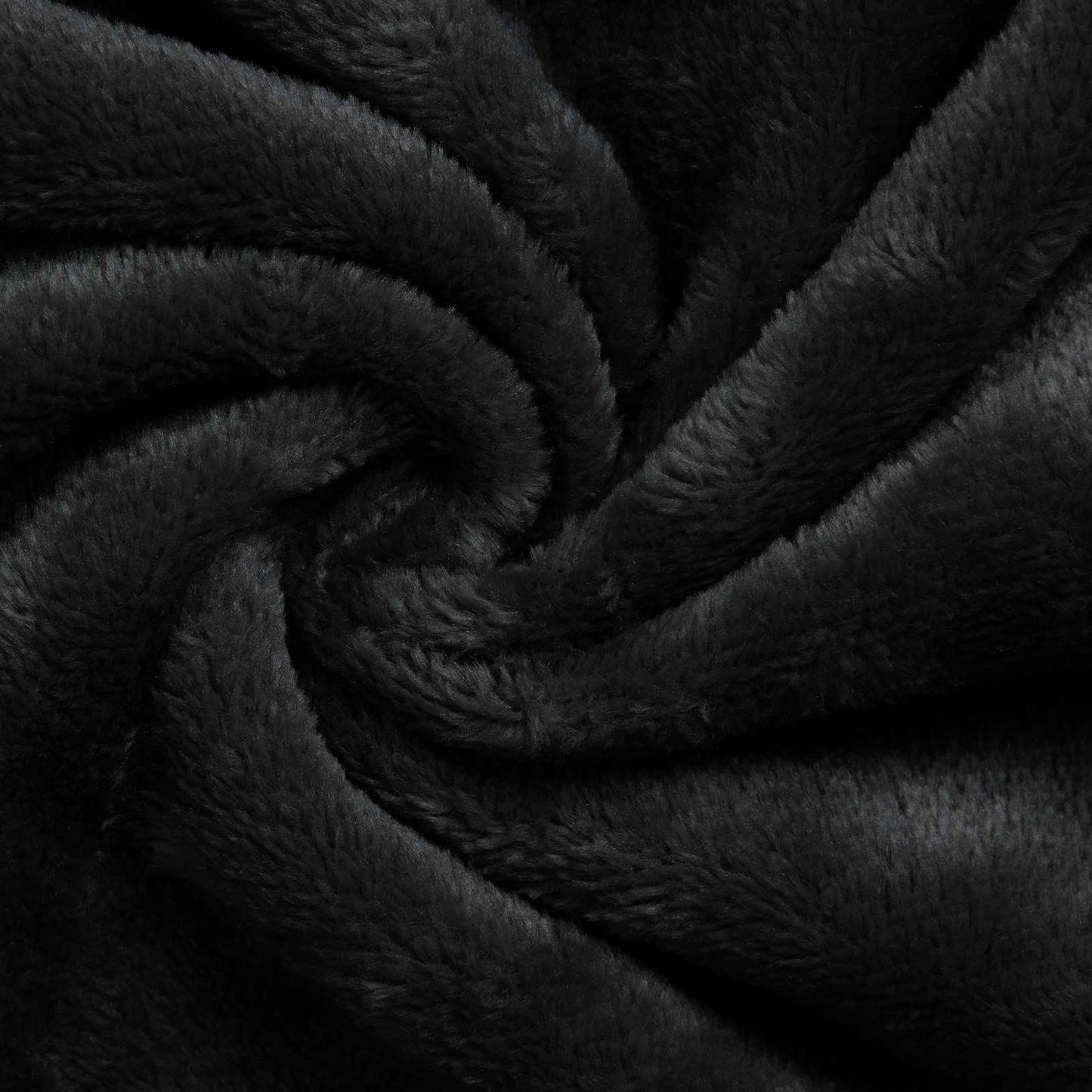 Blanket Hoodie Black F Flannel