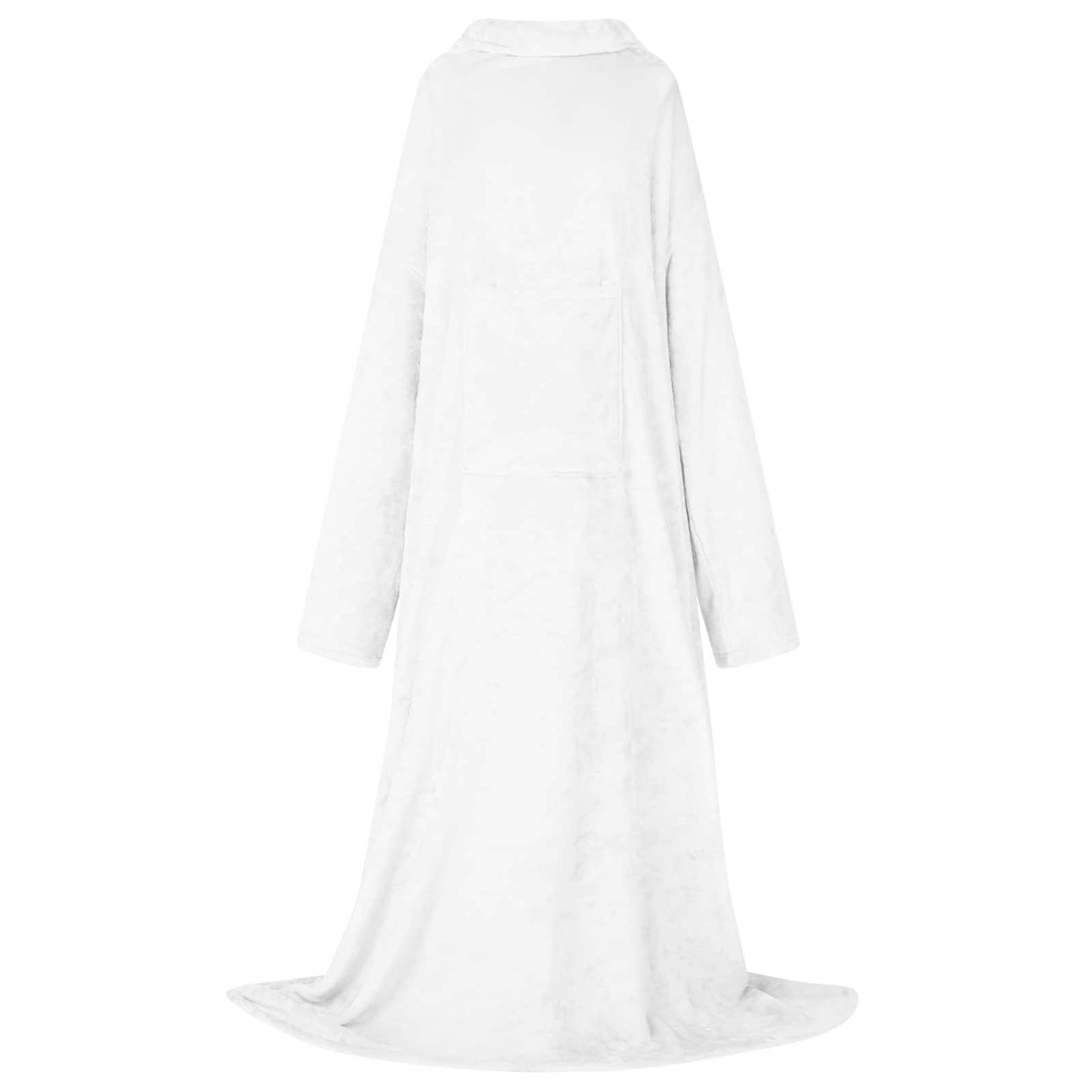 Blanket Hoodie White F Flannel
