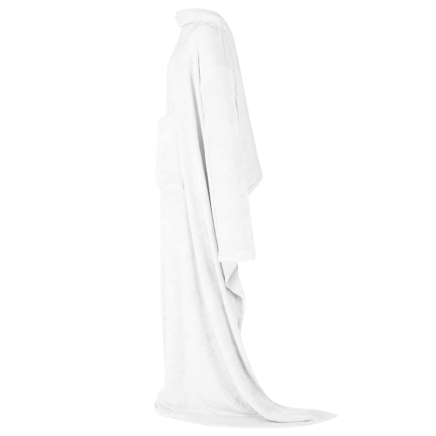 Blanket Hoodie White F Flannel