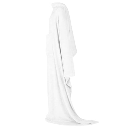 Blanket Hoodie White F Flannel