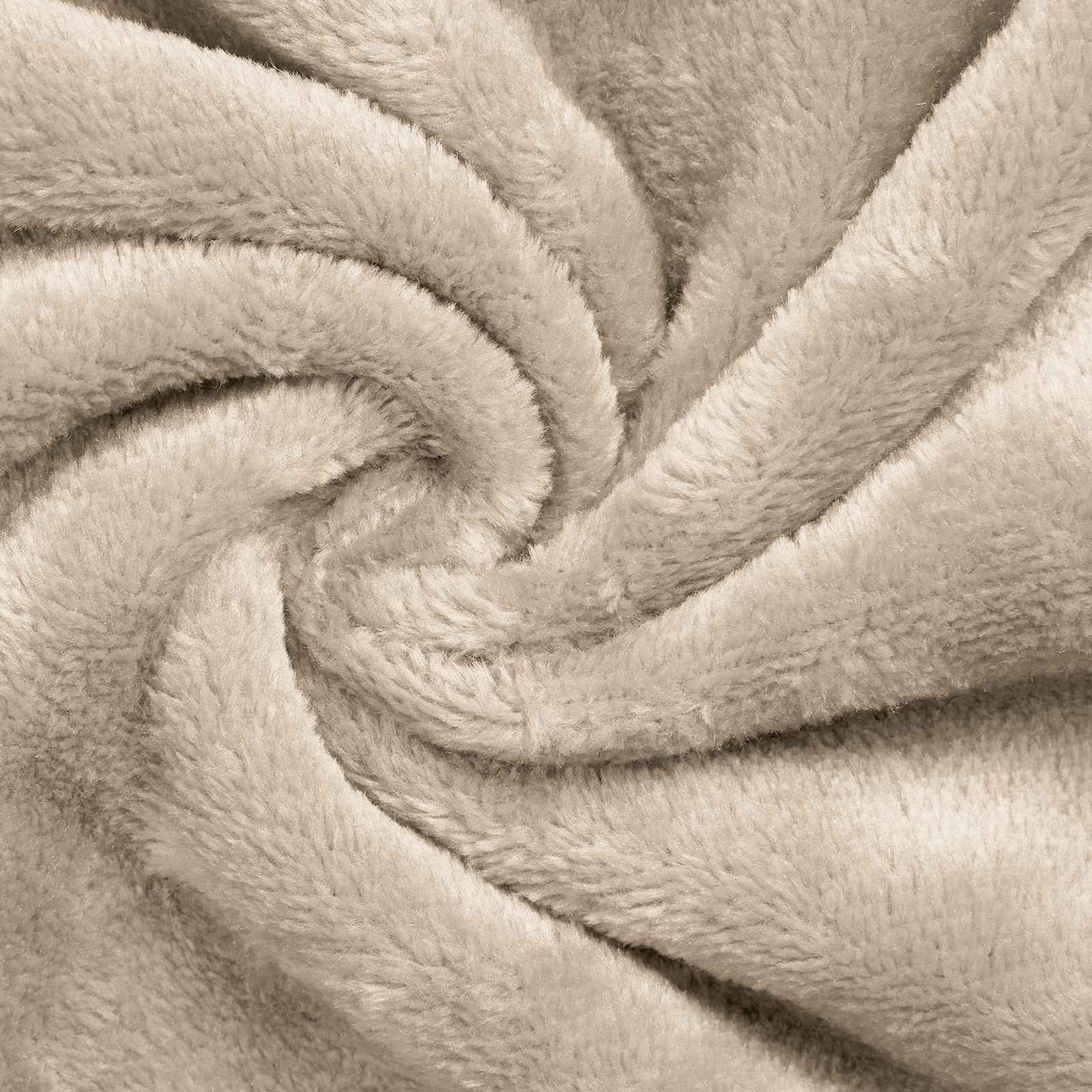 Blanket Hoodie Beige M Fleece and Flannel