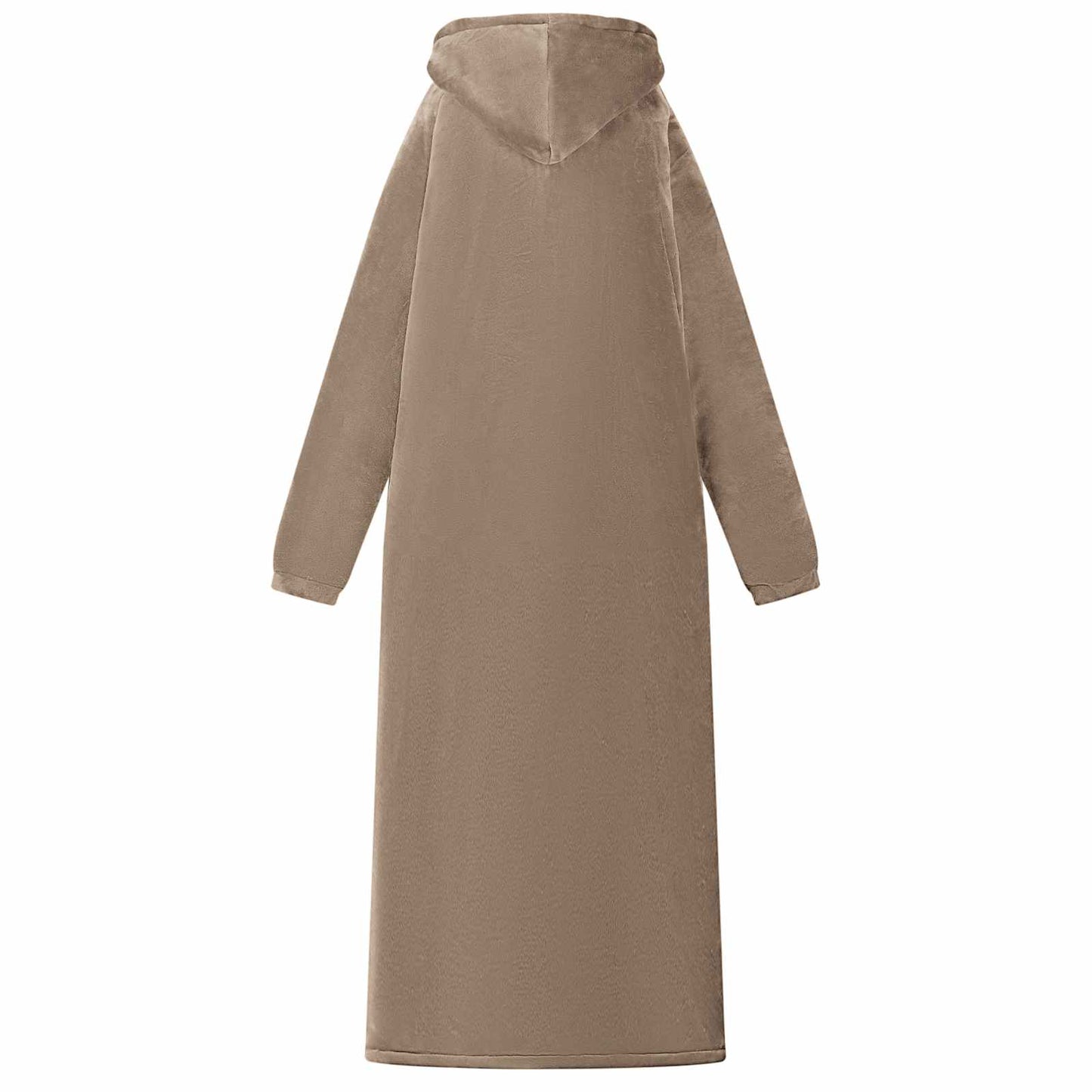 Blanket Hoodie Camel L Fleece and Flannel