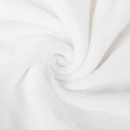Blanket Hoodie White M Fleece and Flannel