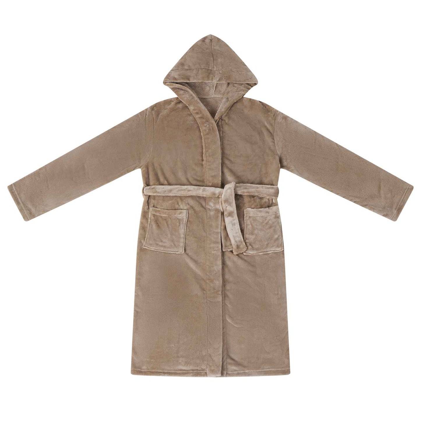 Bathrobe Hoodie Camel S Flannel
