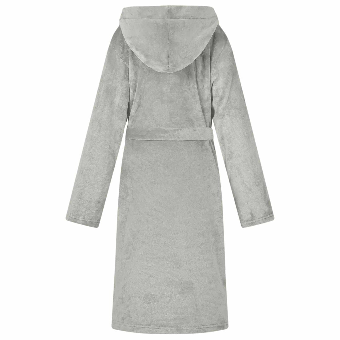 Bathrobe Hoodie Grey XXXL Flannel