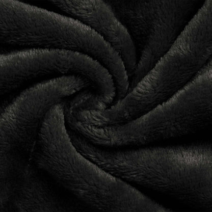 Bathrobe Hoodie Black S Flannel