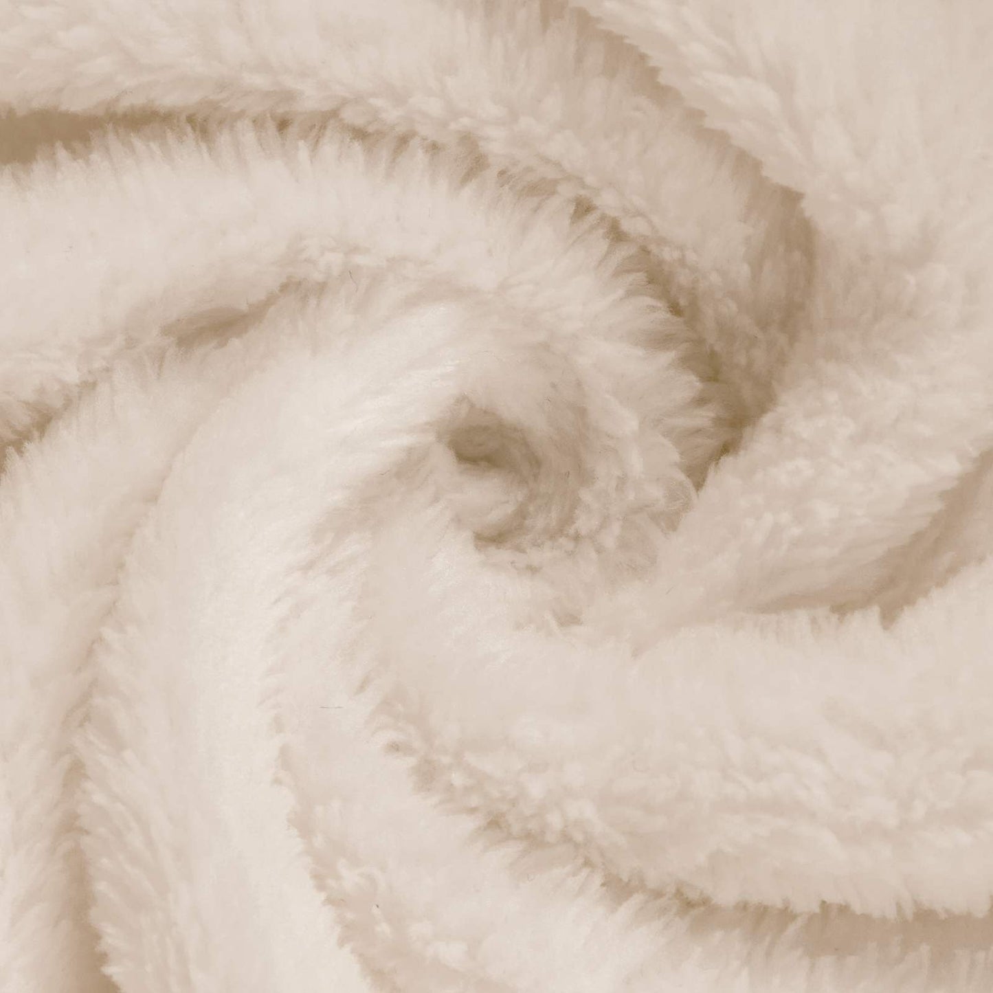 Bathrobe without Hood Beige XXL Flannel