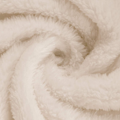 Bathrobe without Hood Beige XXL Flannel