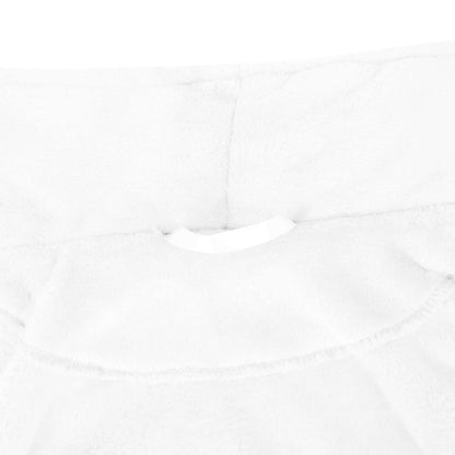 Bathrobe without Hood White S Flannel