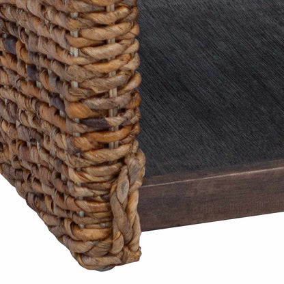 Coffee Table Natural 110 x 55 x 35 cm Solid Mahogany Wood
