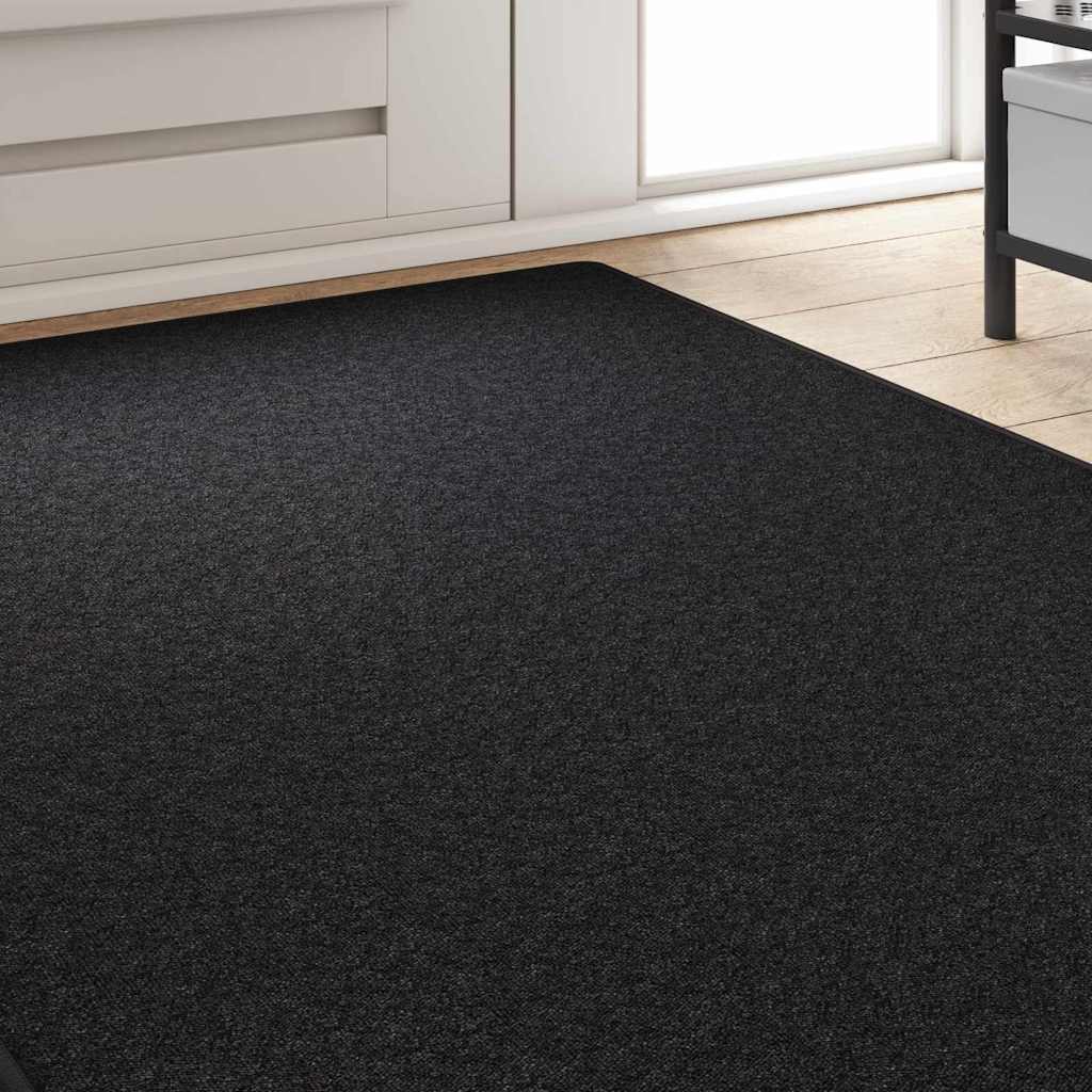 Carpet Runner Anthracite 100 x 250 cm 100% Polypropylene