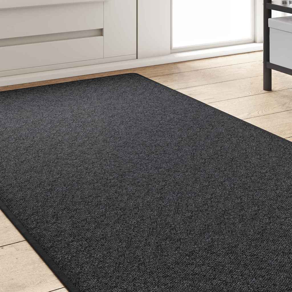 Carpet Runner Dark Grey 80 x 500 cm 100% Polypropylene