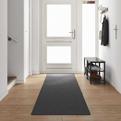Carpet Runner Dark Grey 80 x 500 cm 100% Polypropylene