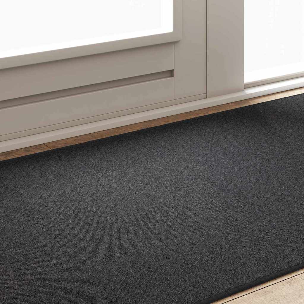 Carpet Runner Dark Grey 100 x 200 cm 100% Polypropylene