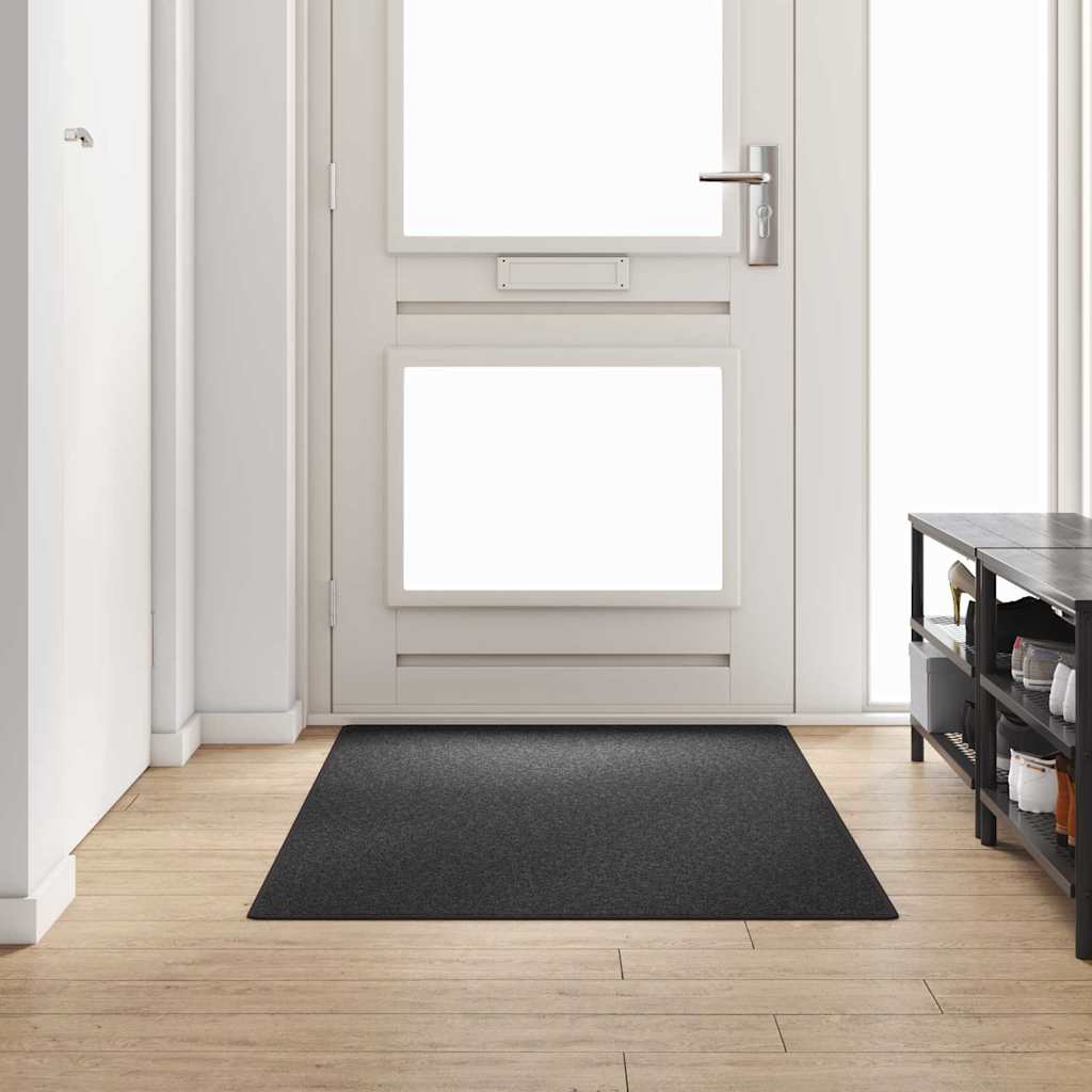 Carpet Runner Dark Grey 100 x 200 cm 100% Polypropylene