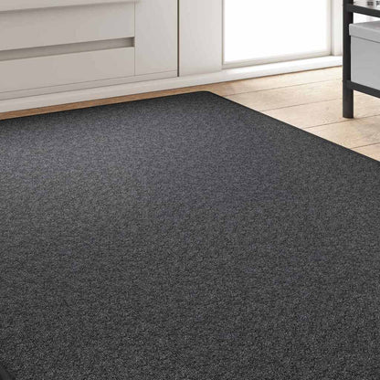 Carpet Runner Dark Grey 100 x 250 cm 100% Polypropylene