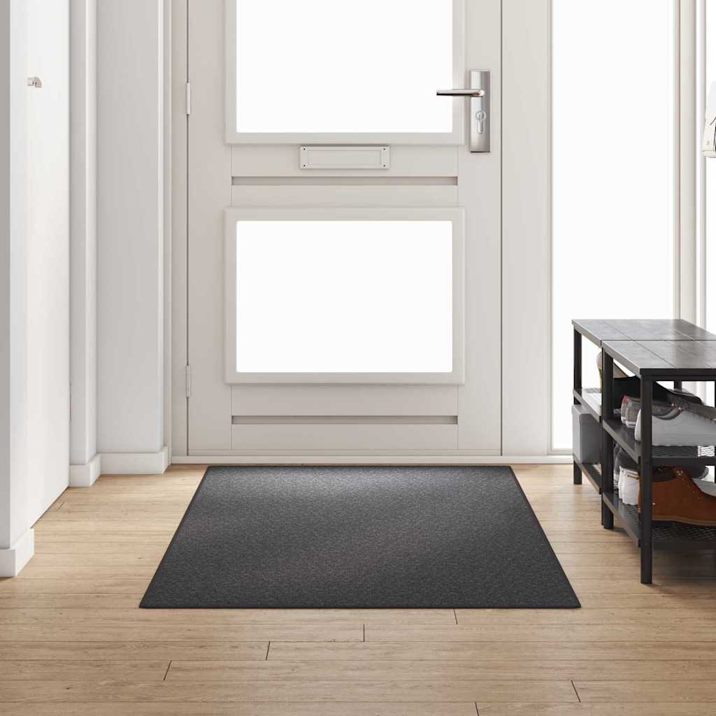 Carpet Runner Dark Grey 100 x 250 cm 100% Polypropylene