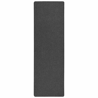 Carpet Runner Dark Grey 100 x 300 cm 100% Polypropylene