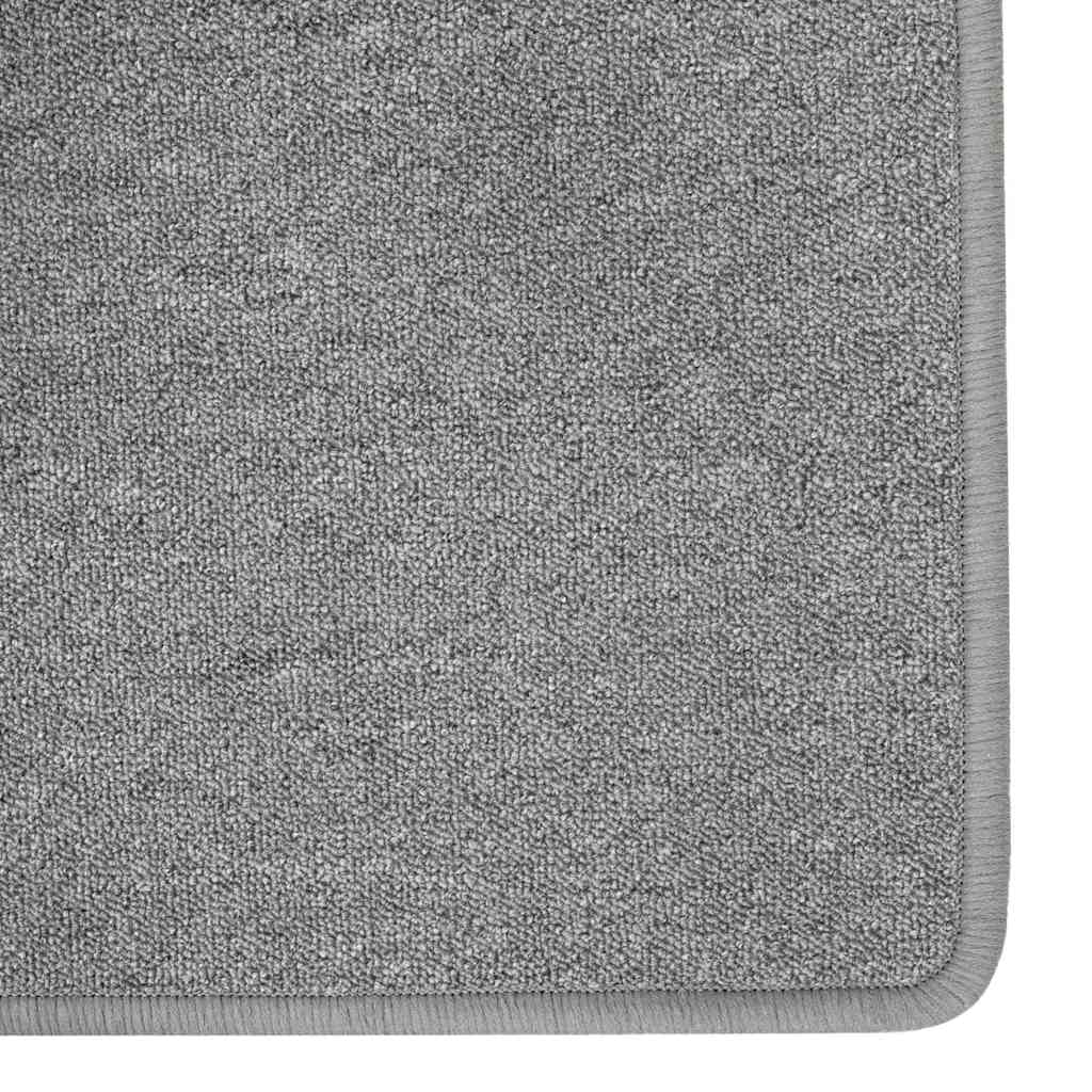 Carpet Runner Light Grey 100 x 250 cm 100% Polypropylene