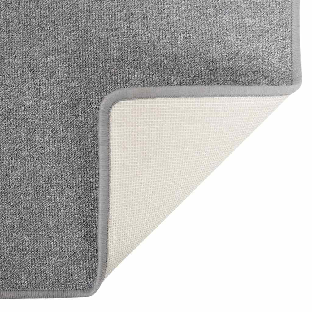 Carpet Runner Light Grey 100 x 250 cm 100% Polypropylene