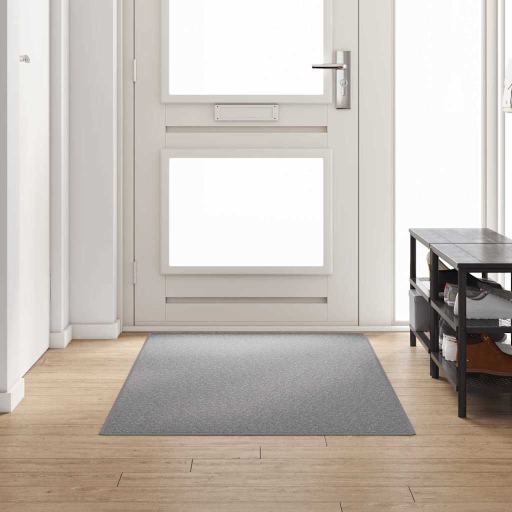 Carpet Runner Light Grey 100 x 250 cm 100% Polypropylene