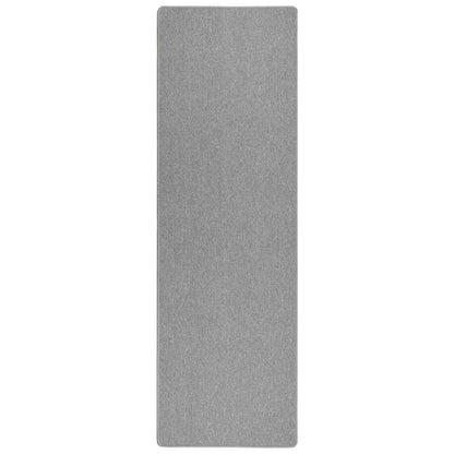 Carpet Runner Light Grey 100 x 250 cm 100% Polypropylene