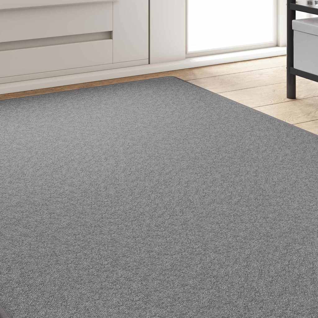 Carpet Runner Light Grey 100 x 300 cm 100% Polypropylene