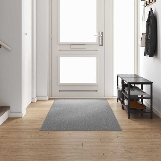 Carpet Runner Light Grey 100 x 300 cm 100% Polypropylene