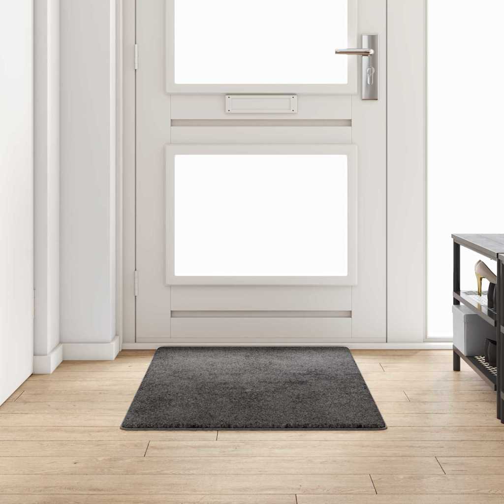 Carpet Runner Grey 80 x 150 cm 100% Polypropylene Tuft