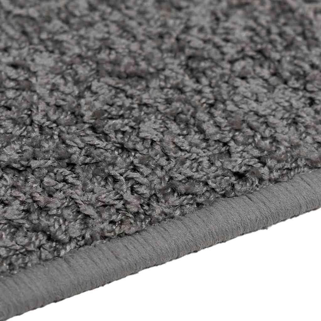 Carpet Runner Grey 80 x 400 cm 100% Polypropylene Tuft