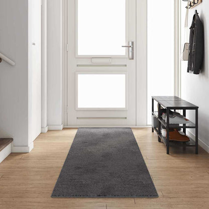 Carpet Runner Grey 80 x 400 cm 100% Polypropylene Tuft