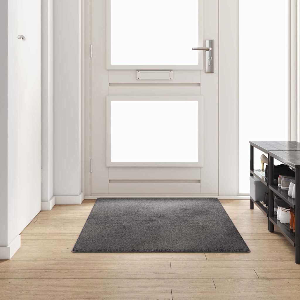 Carpet Runner Grey 100 x 200 cm 100% Polypropylene Tuft