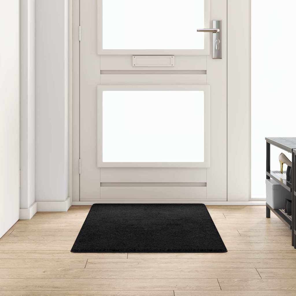 Carpet Runner Black 80 x 150 cm 100% Polypropylene Tuft