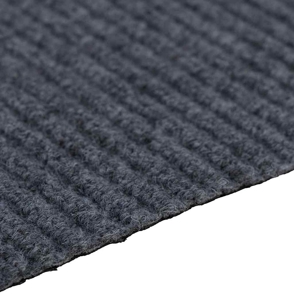 Carpet Runner Grey 80 x 400 cm Fabric